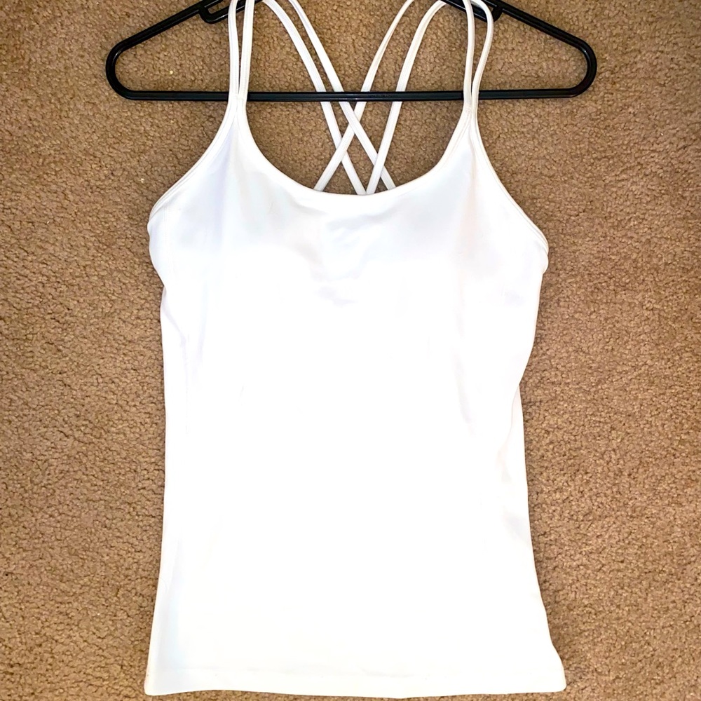 Lululemon Full Length Padded Tank Top Size 4!